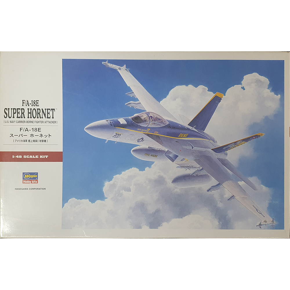 F/A-18E Super Hornet (U.S Navy Carrier Borne Fighter/Attacker) 1:48 - Hasegawa