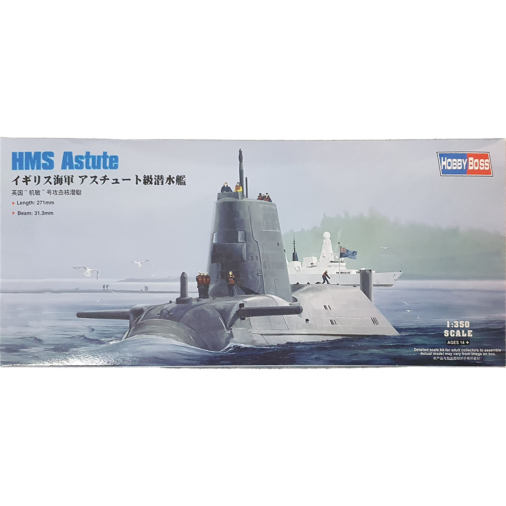 HMS Astute 1:350 - Hobbyboss