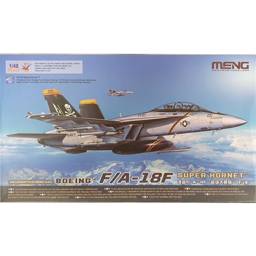 F/A-18F Super Hornet Jolly Roger 1:48 - Meng