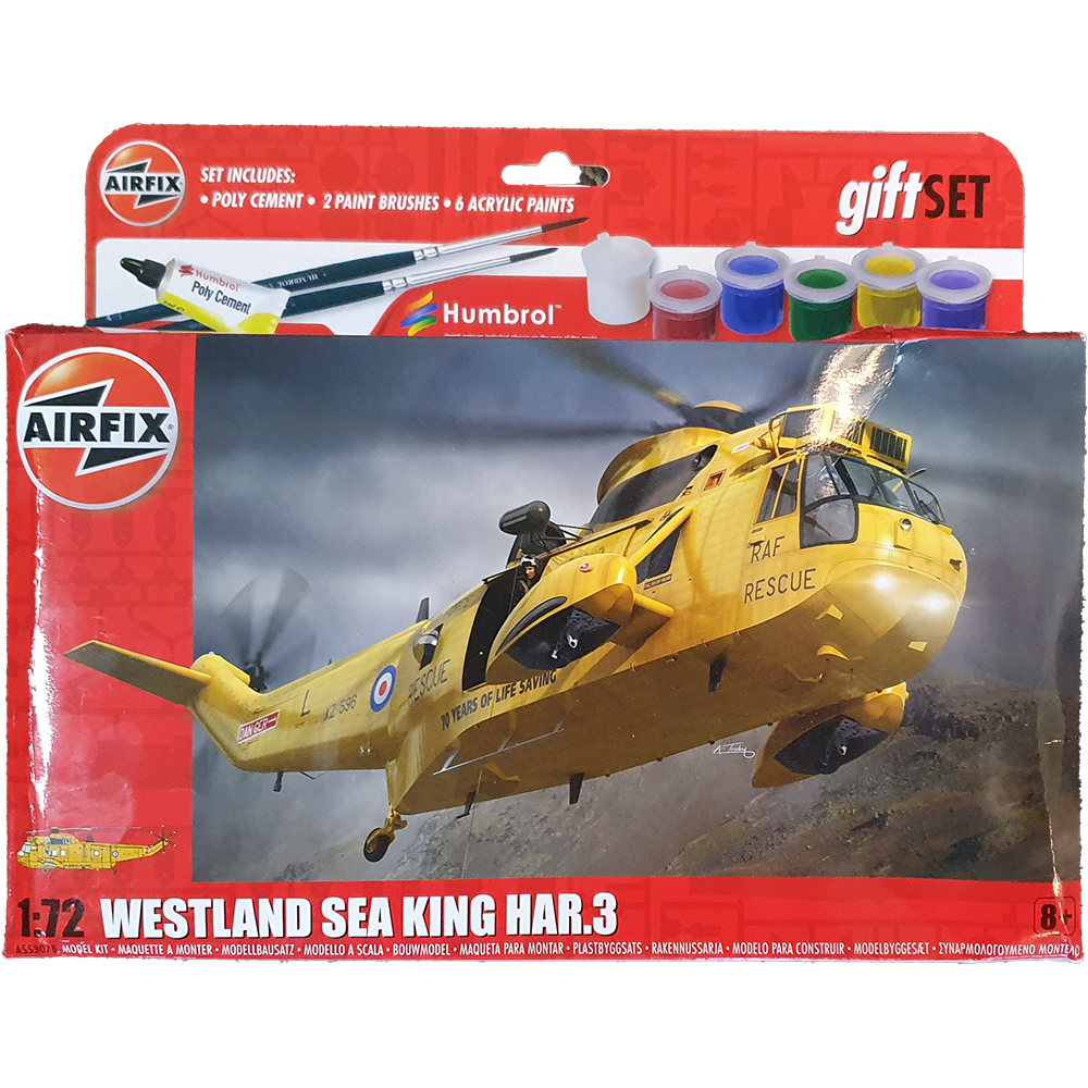 Westland Sea King Har.3 172 scale Starter Set Airfix New England