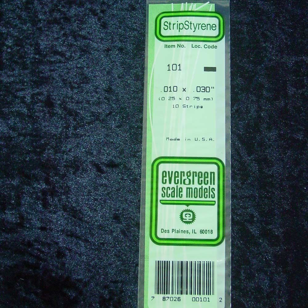 Evergreen Strip 101 0.010 x 0.030 x 14" (10)