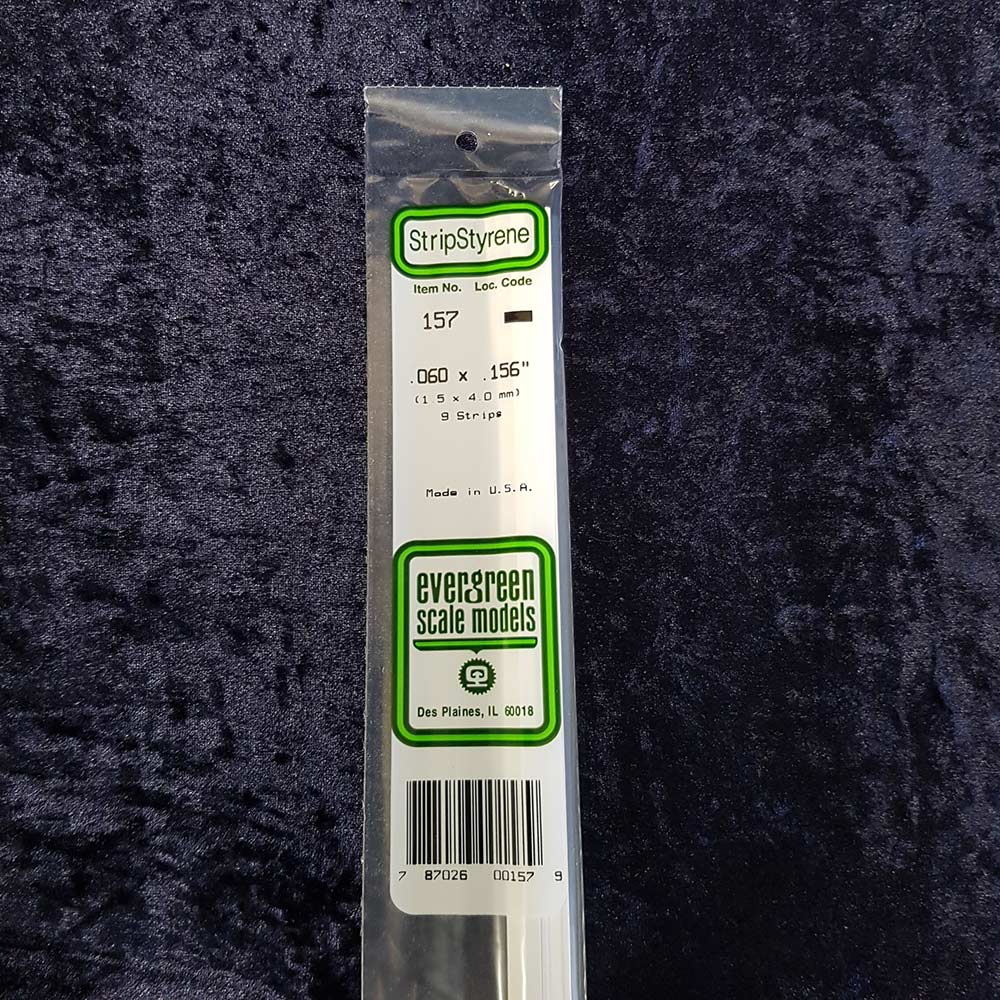 Evergreen Strip 157 0.060 x 0.156 x 14" (9)