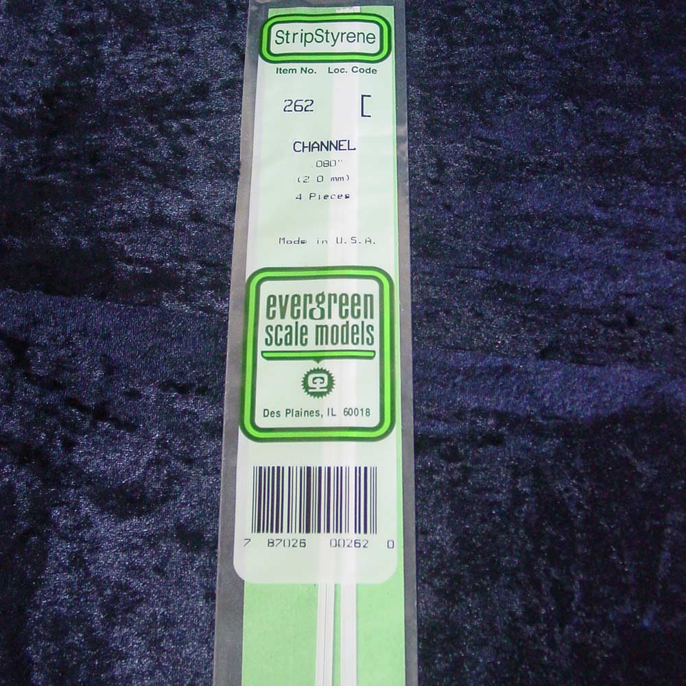 Evergreen C Channel 262 14" 0.080 x 14" (4)