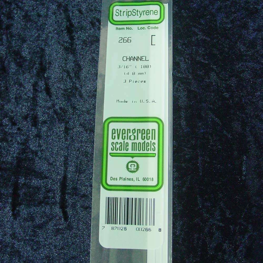 Evergreen C Channel 266 14" 0.188 x 14" (3)