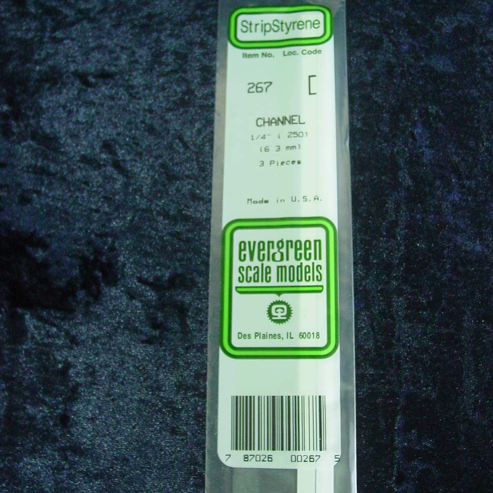 Evergreen C Channel 267 14" 0.250 x 14" (3)