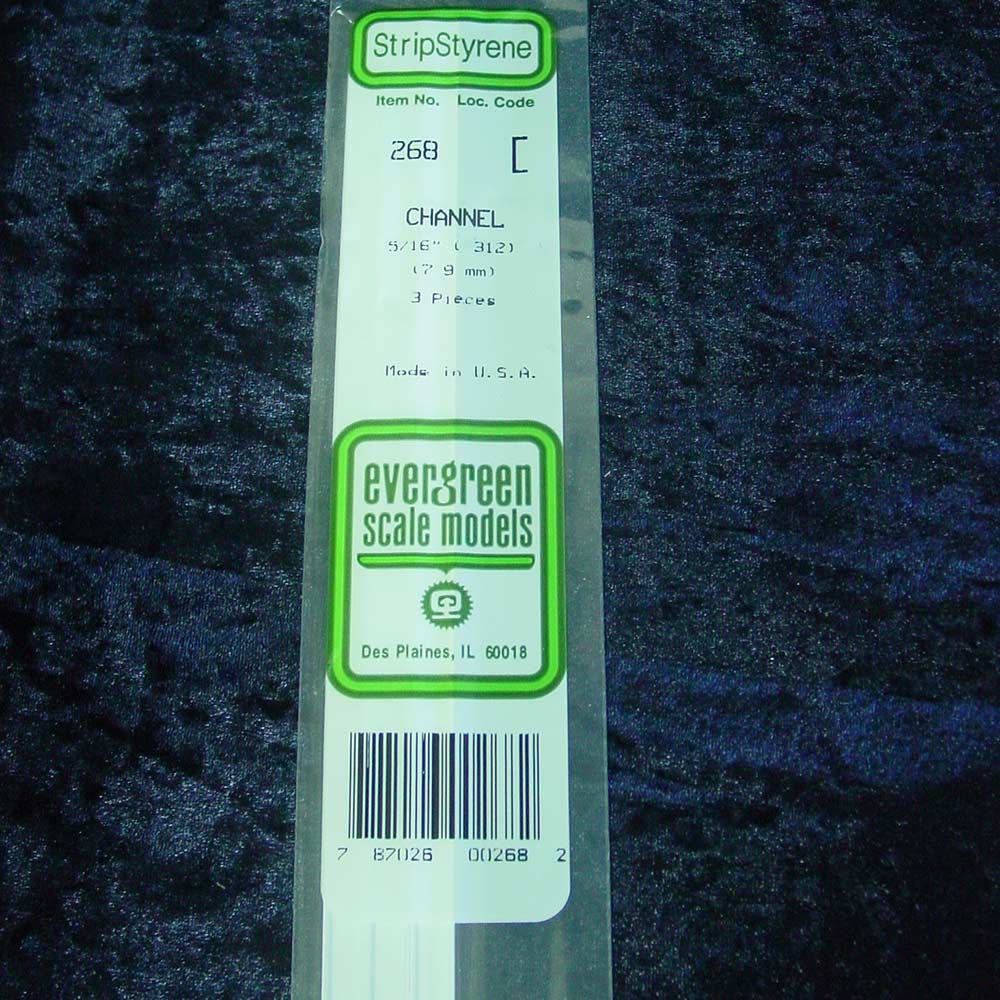 Evergreen C Channel 268 14" 0.312 x 14" (3)