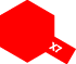 MINI X-07 X-7 RED Acrylic Paint 10ml Tamiya