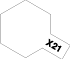 MINI X-21 FLAT BASE Acrylic Paint 10ml Tamiya