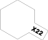 MINI X-22 CLEAR Acrylic Paint 10ml Tamiya