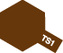 TS-1 RED BROWN Spray Paint 100ml Tamiya