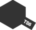 TS-6 MATT BLACK Spray Paint 100ml Tamiya