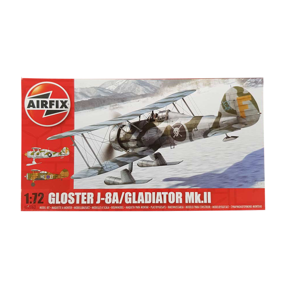 Gloster Gladiator Skis 1:72 scale - Airfix