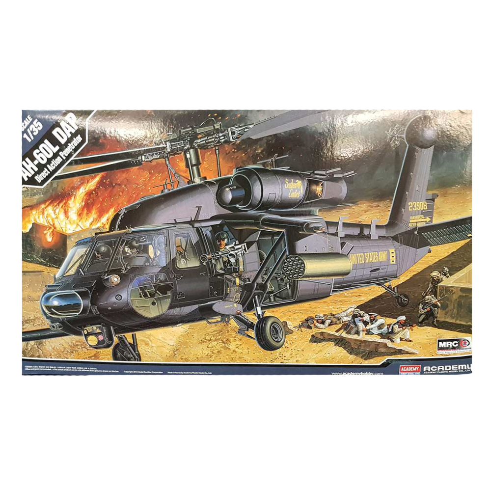 AH-60L DAP Black Hawk 1:35 - Academy