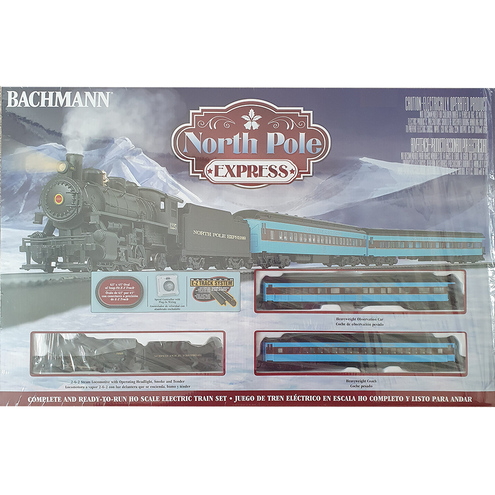 North Pole Express train set HO Scale - Bachmann