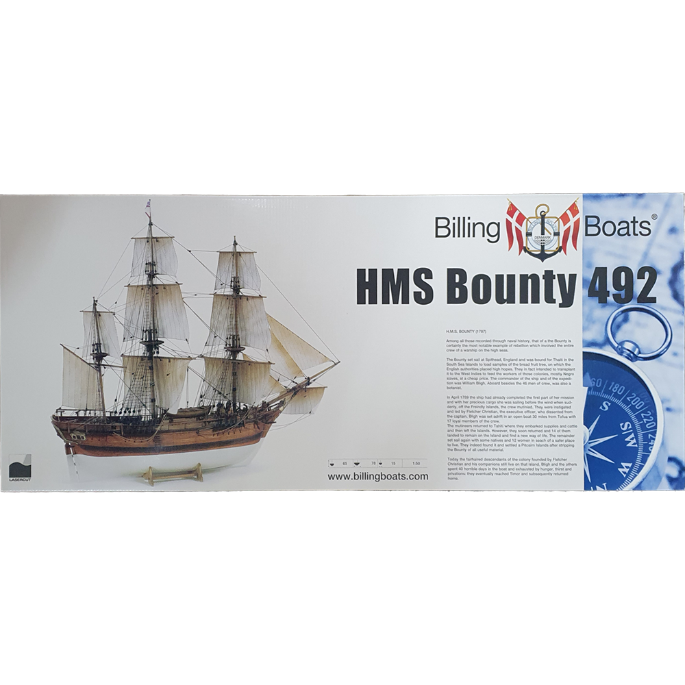 HMS Bounty 1787 1:50 - Billings Boats