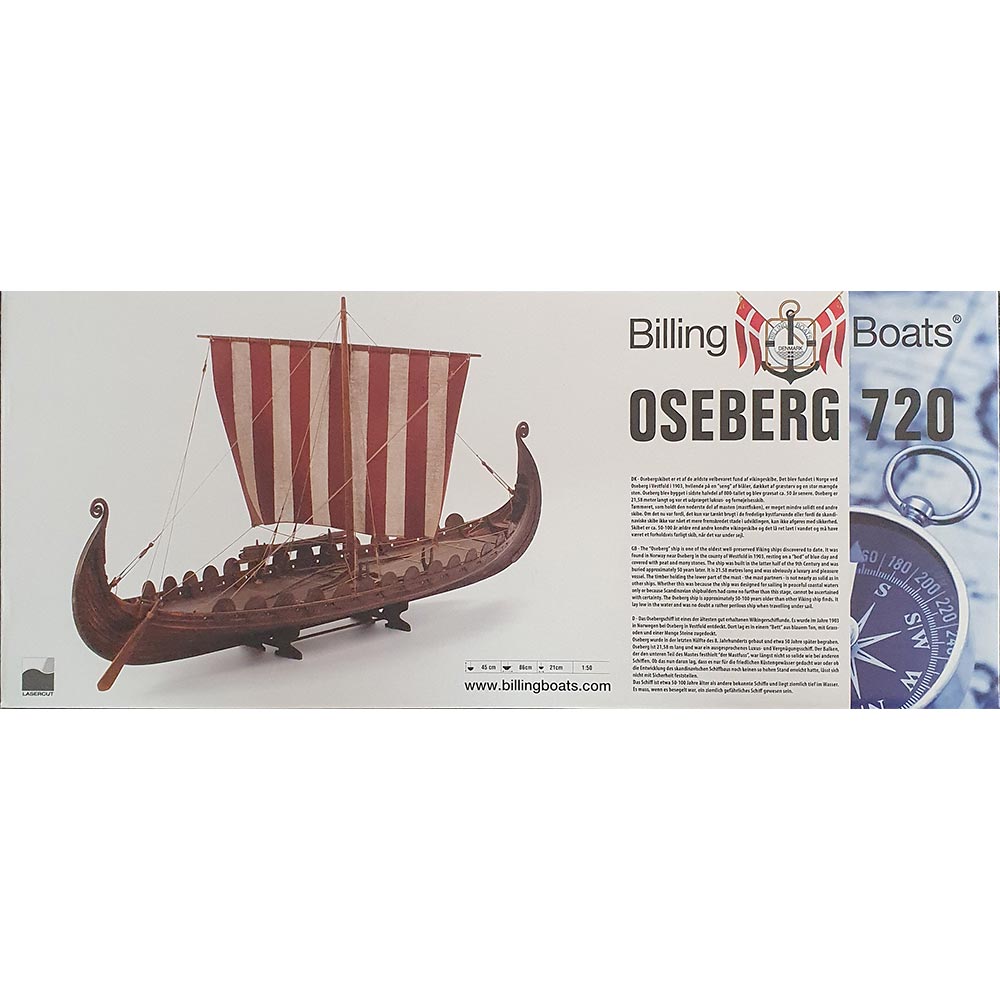 Osberg Viking ship 1:25 - Billings Boats