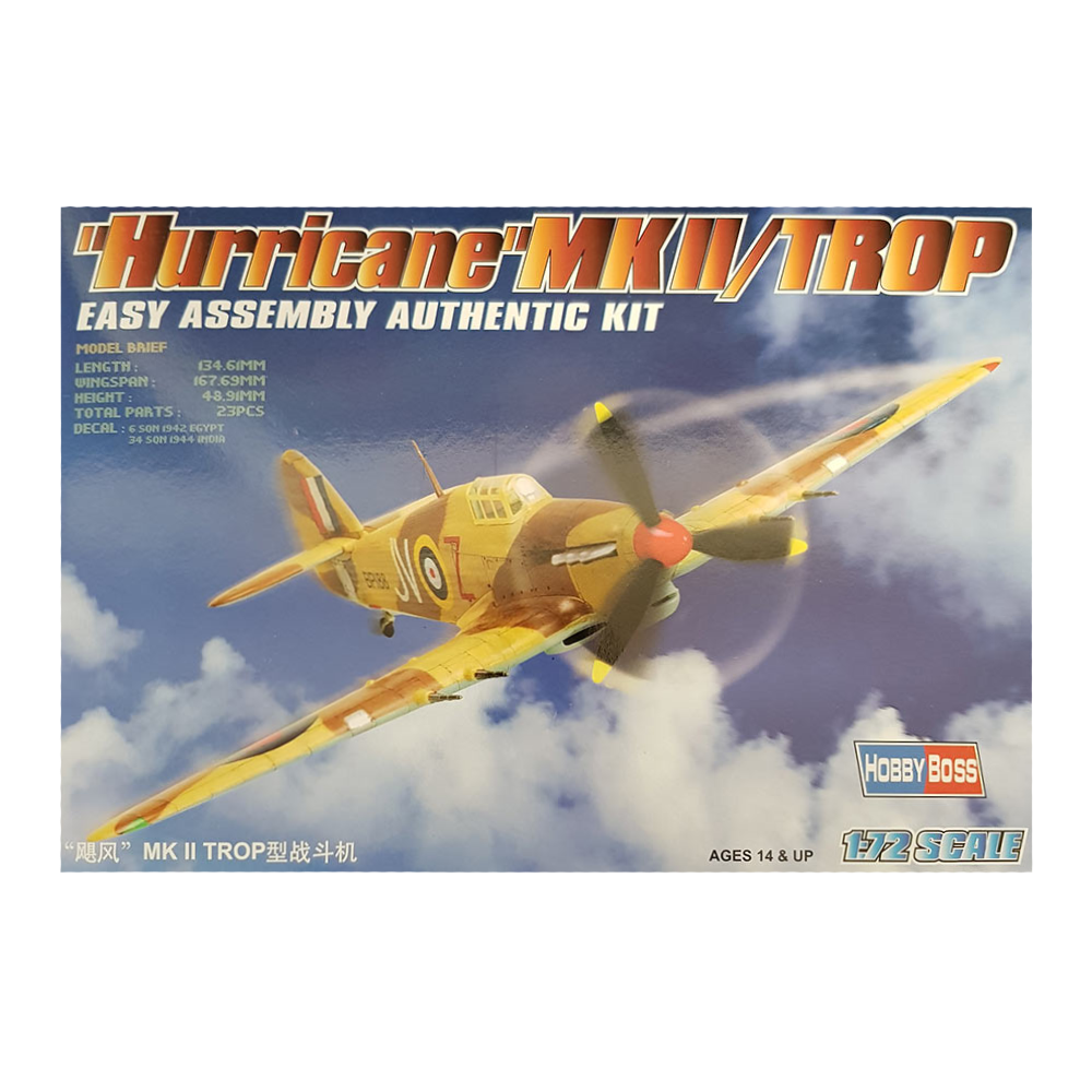 Hurricane MK II Trop 1:72 - Hobbyboss