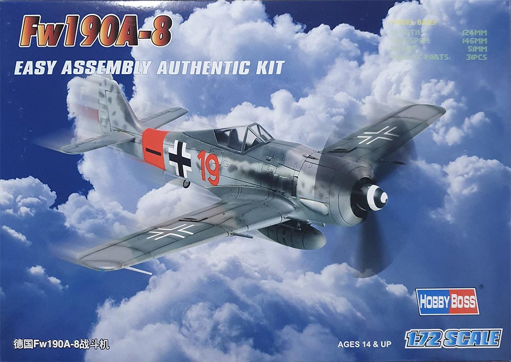 Fw190A-8F Fighter Germany 1:72 - HobbyBoss