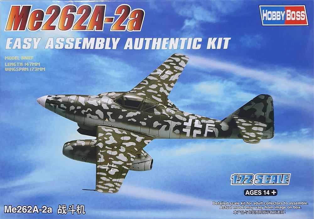 Me262 A-2a Bomber 1:72 - HobbyBoss