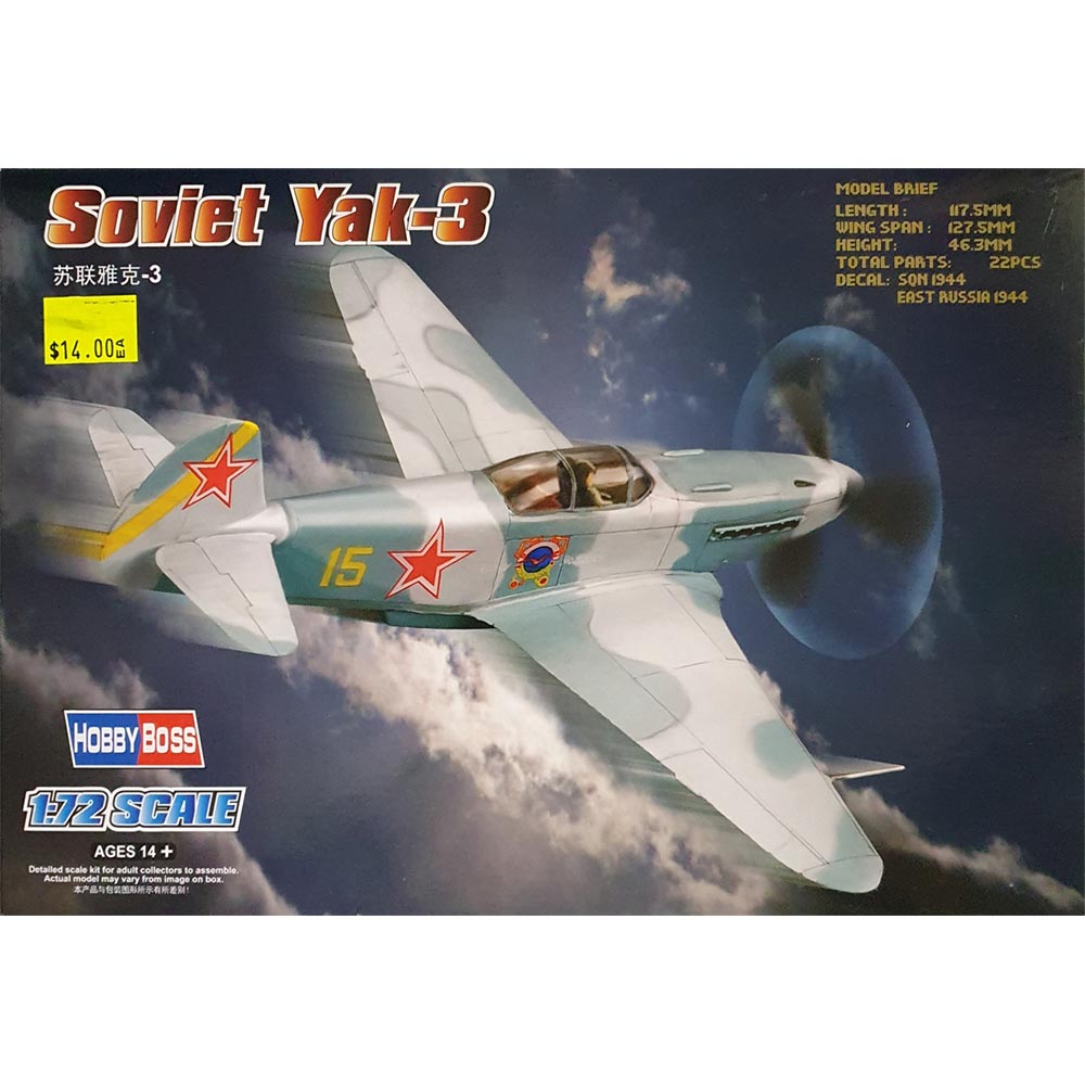Yak-3 1:72 - Hobbyboss