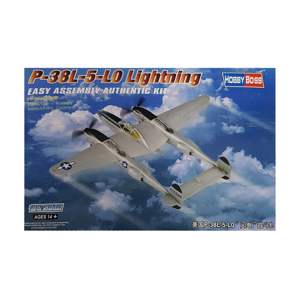 P-38L-5-L0 Lightning 1:72 - Hobbyboss