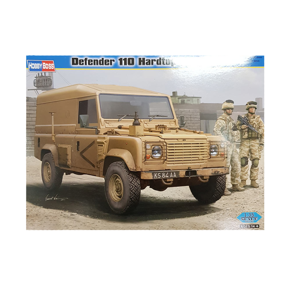LandRover Defender 110 Hard Top 1:35 scale - Hobbyboss