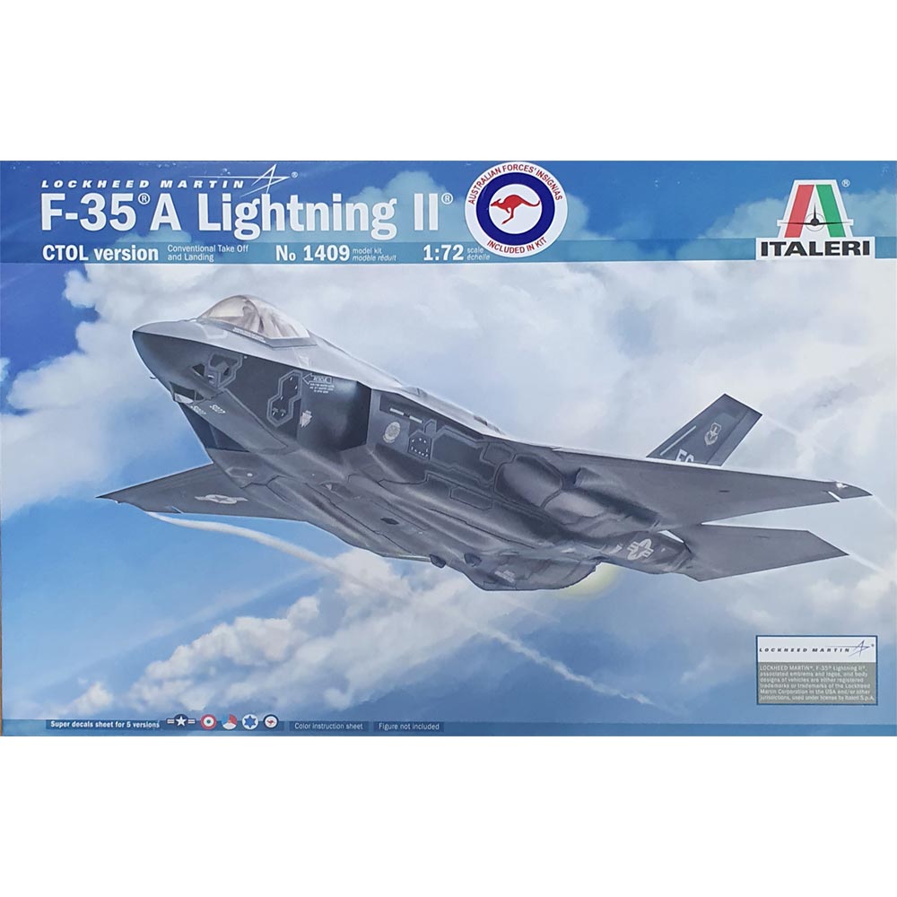 F-35 A Lightning II Aust Decals 1:72 - Italeri