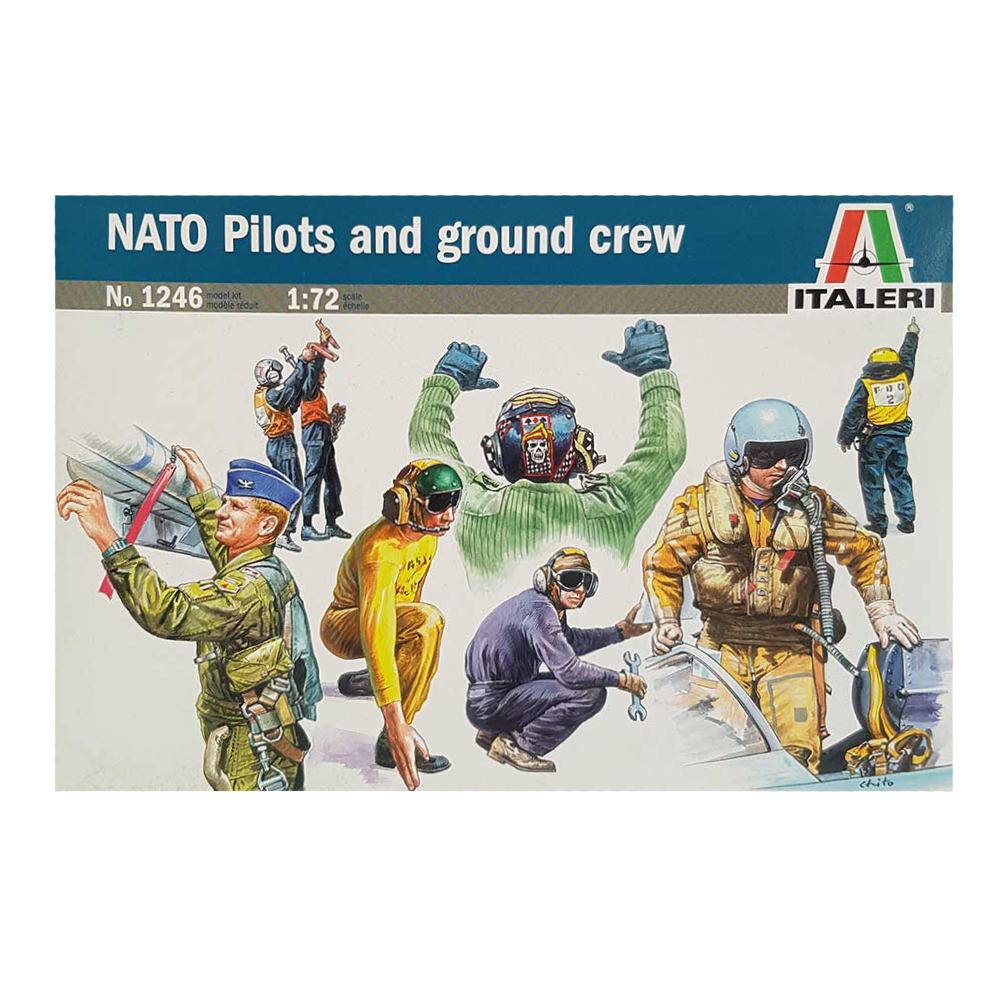 Pilots and Ground Crew NATO 1:72 - Italeri