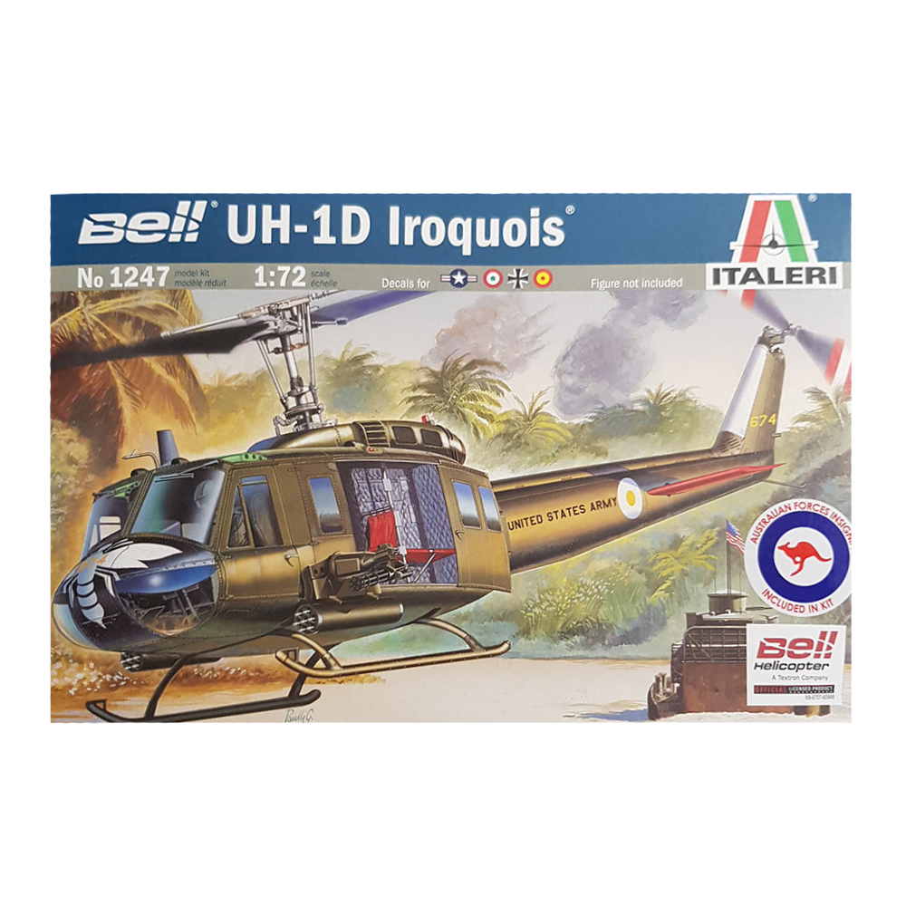 UH-1D Iroquois 1:72 scale - Italeri *AUST DECALS*