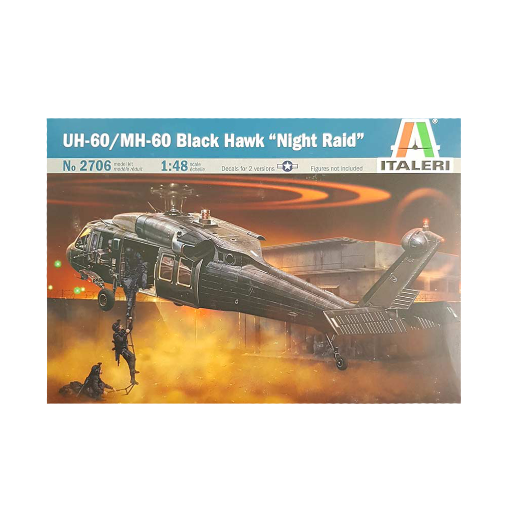 UH-60/MH-60 Black Hawk "Night Raid" 1:48 - Italeri