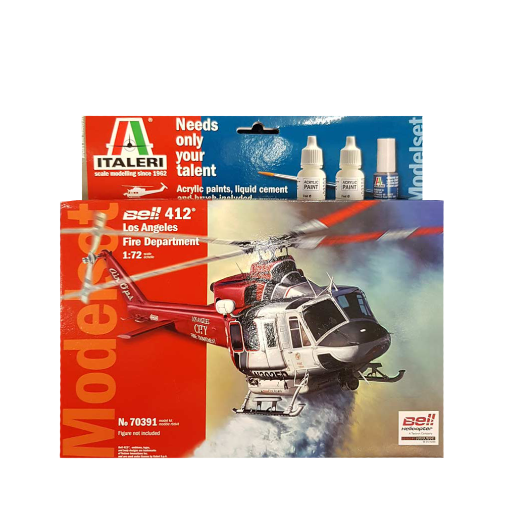 Bell 412 LA Fire Department 1:72 - Italeri