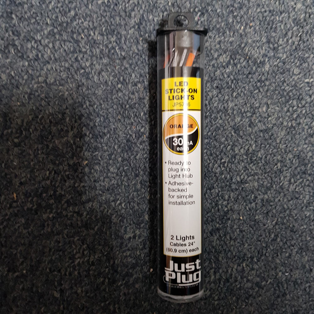 LED Stick-On Lights, Orange 30mA