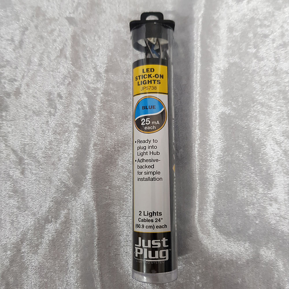 LED Stick-On Lights, Blue 25mA