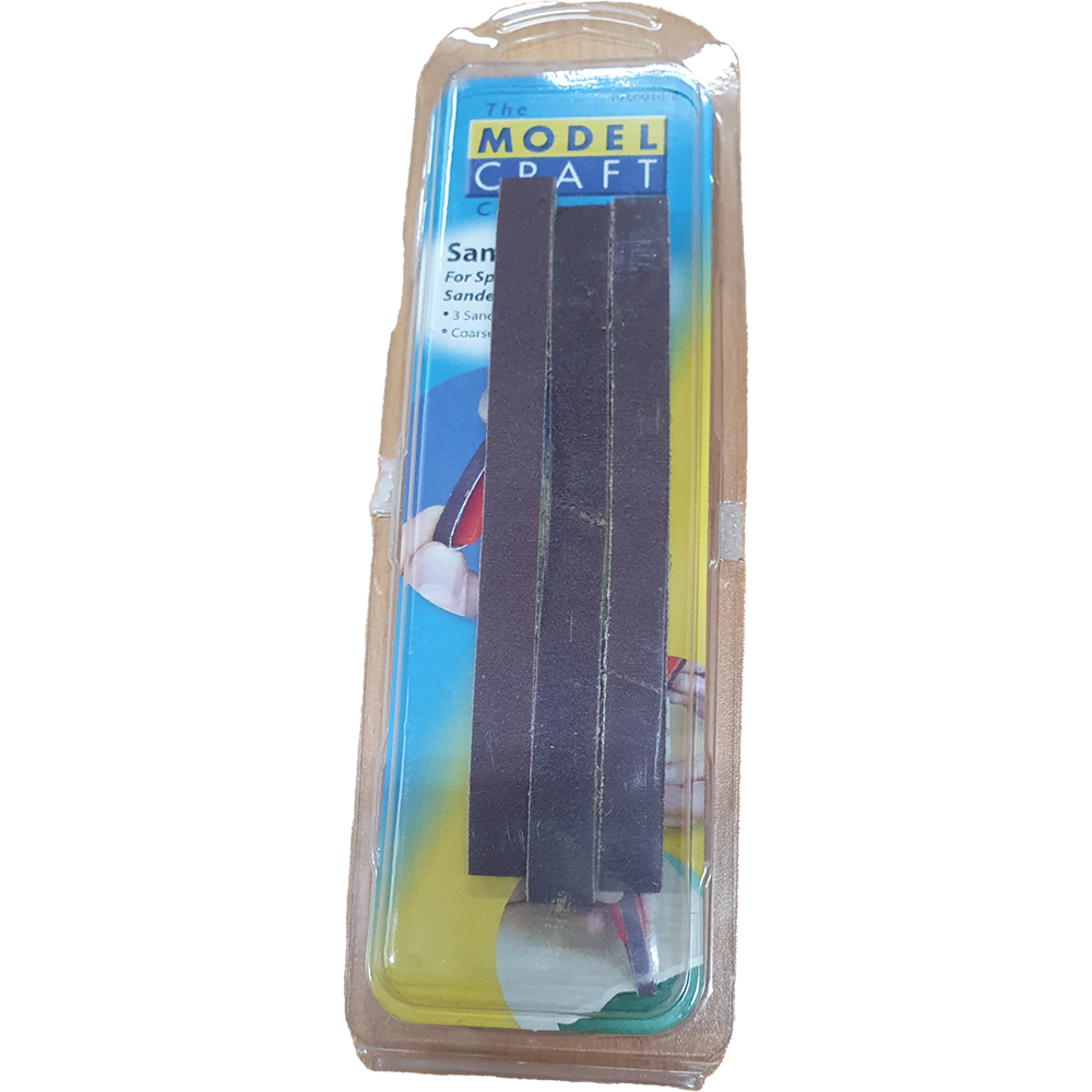 Sanding Stick Bands (3) 10mm, Modelcraft New England Models and Hobbies