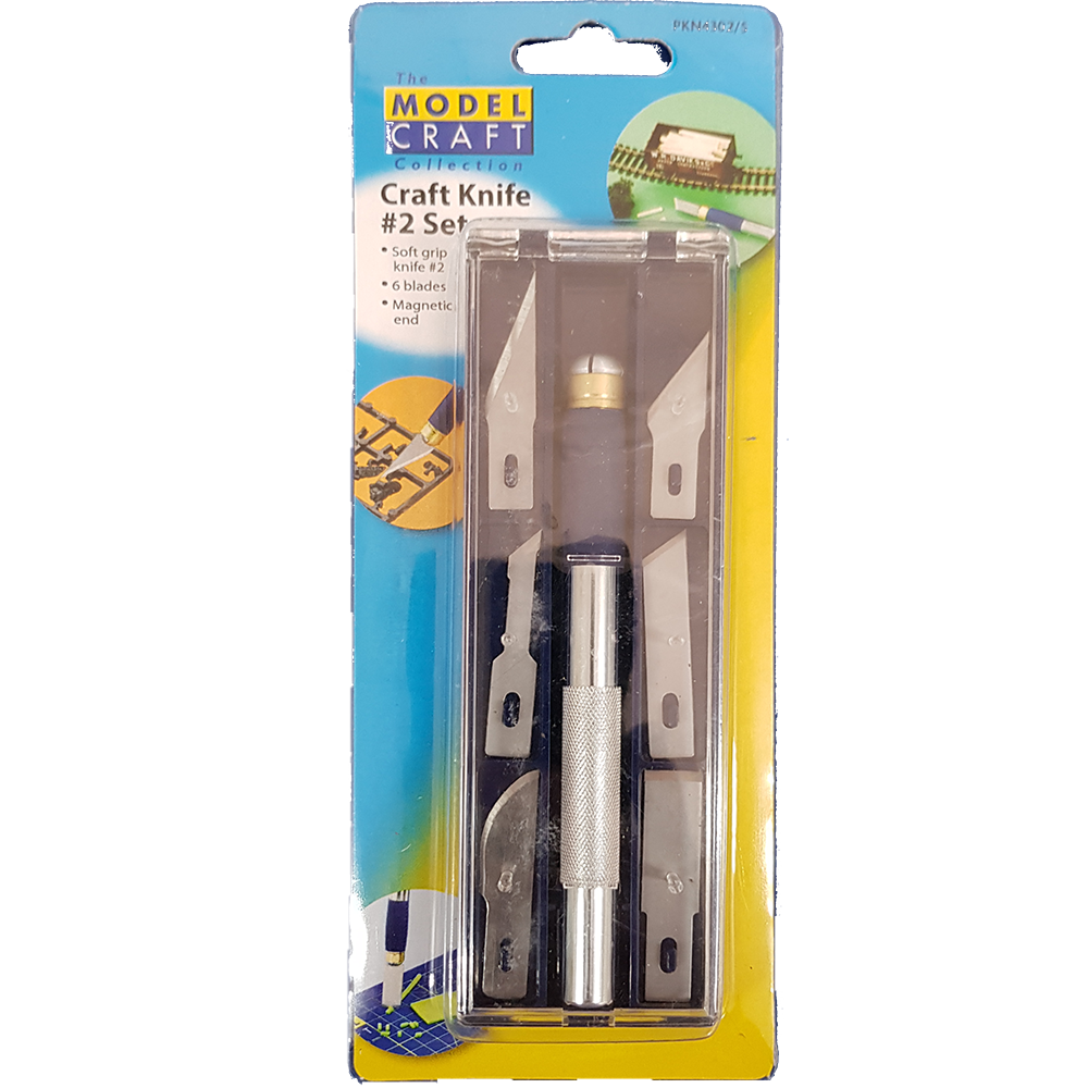 Knife Set #2, Soft Grip, Magnetic End, Modelcraft