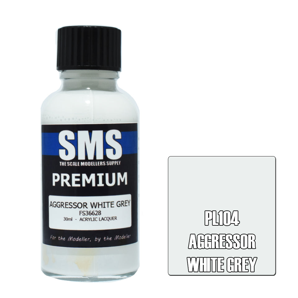 PL104 Premium AGGRESSOR WHITE GREY 30ml