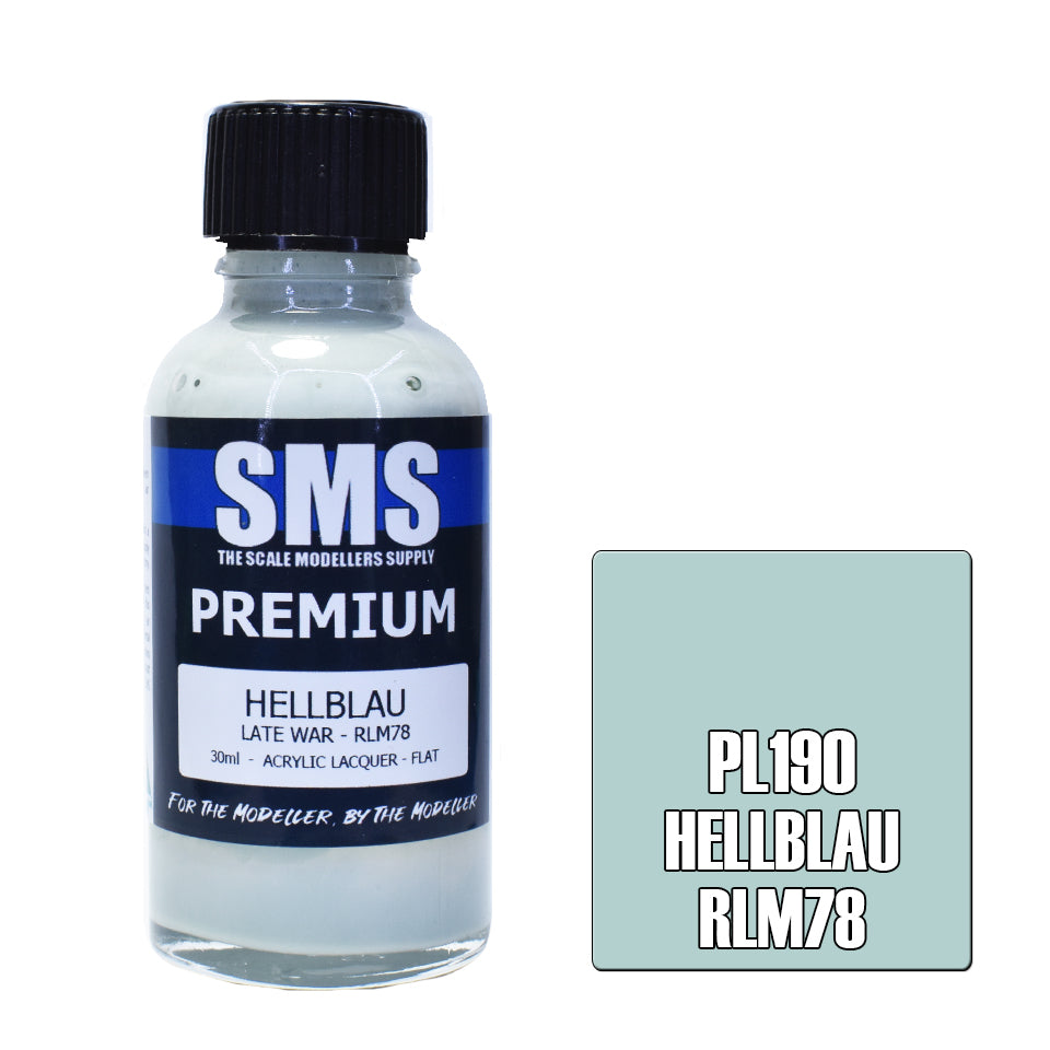 PL190 Premium HELLBLAU RLM78 (Late War) 30ml