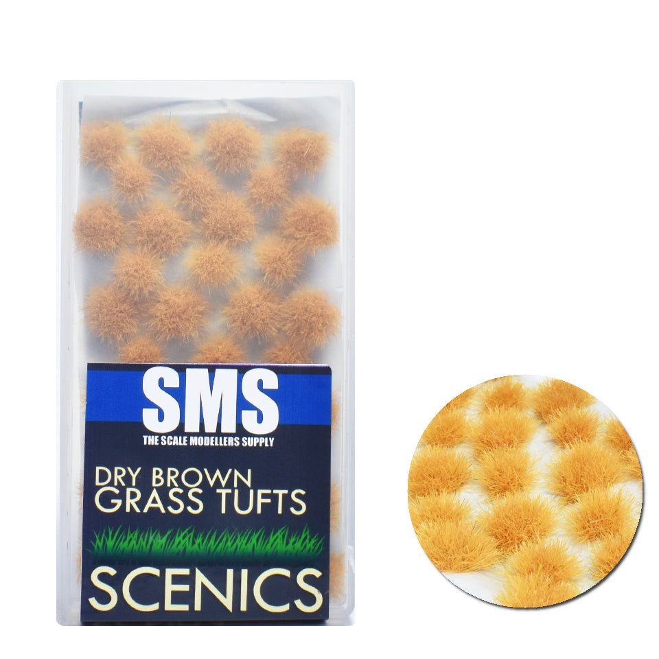 SCN04 Grass Tufts DRY BROWN