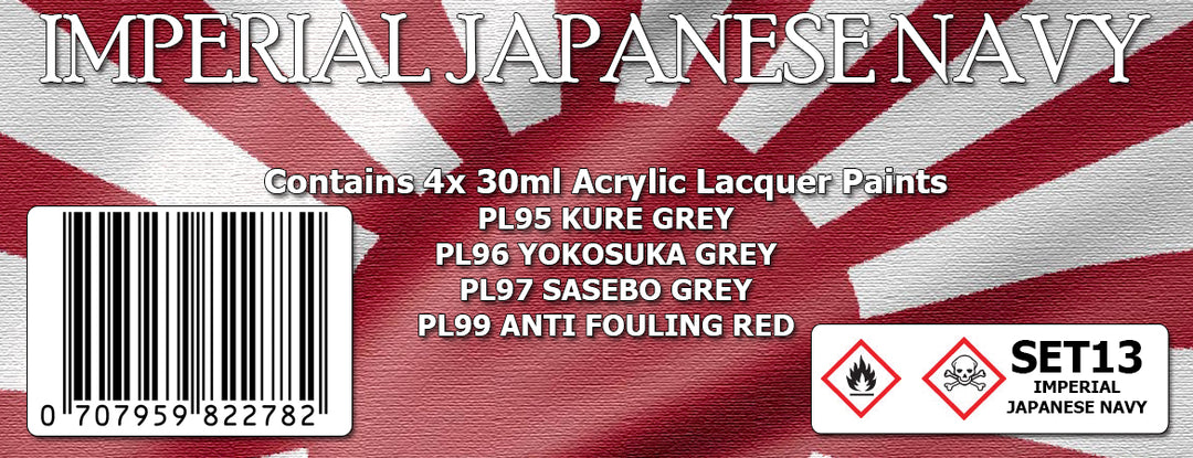 SET13 IMPERIAL JAPANESE NAVY Colour Set