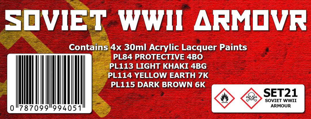 SET21 SOVIET WWII ARMOUR Colour Set
