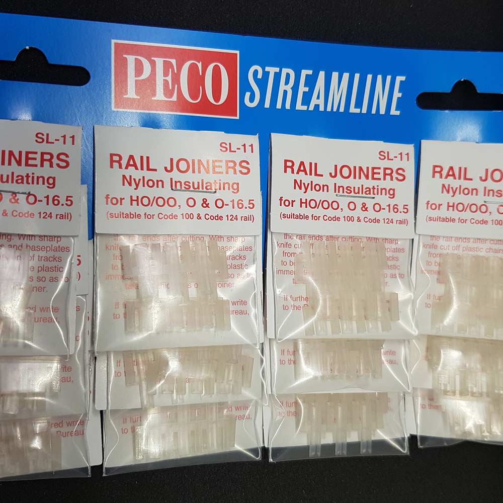 Peco SL-11 HO Code 100 Insulated Rail Joiner 12 Pack - Foto 10
