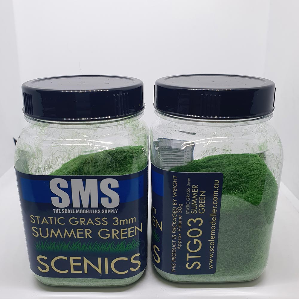 STG03 Static Grass 3mm SUMMER GREEN 30g