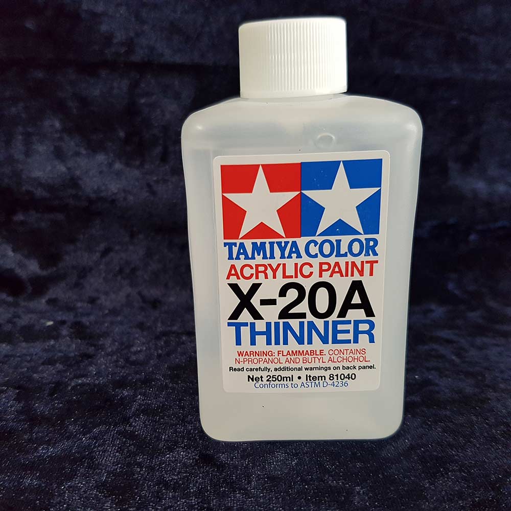 X-20A Acrylic Thinners 250ml, Tamiya