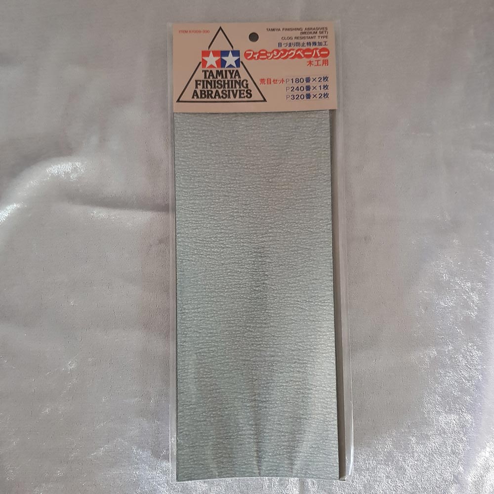 Finishing Abrasives, Medium - Tamiya