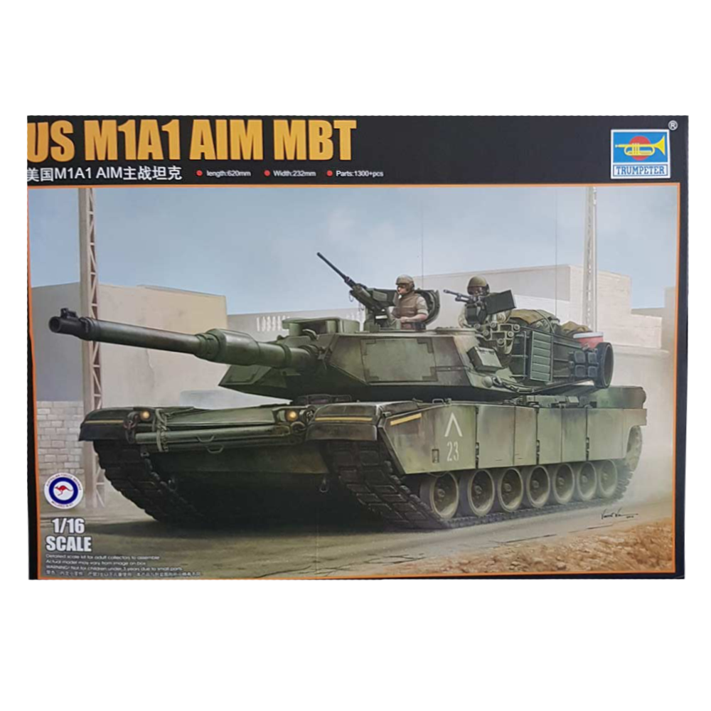 M1A1 ABRAMS MBT 1:16 scale - Trumpeter