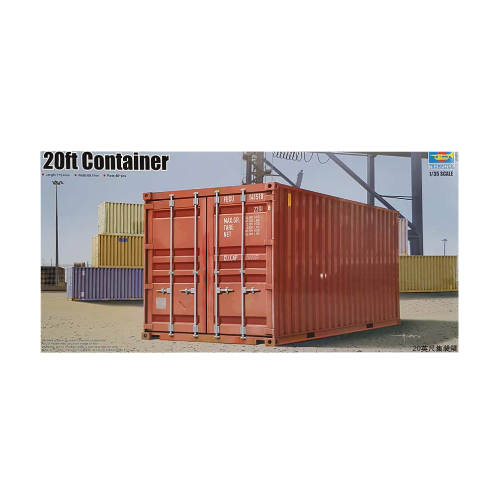 Container 20ft 1:35 scale - Trumpeter