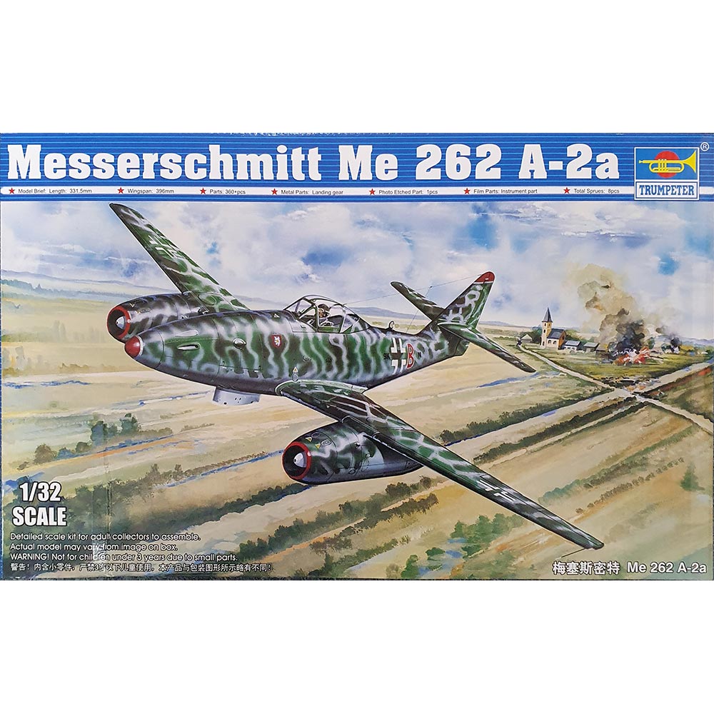 Messerschmitt ME 262 1-2a 1:32 scale - Trumpeter