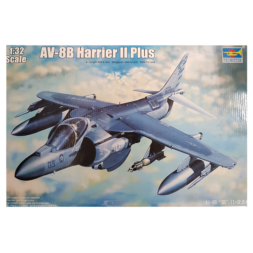 AV-8B Harrier II Plus 1:32 scale - Trumpeter