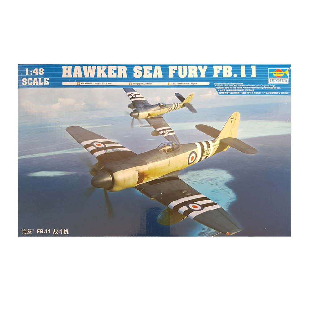 Hawker Sea Fury FBII 1:48 - Trumpeter