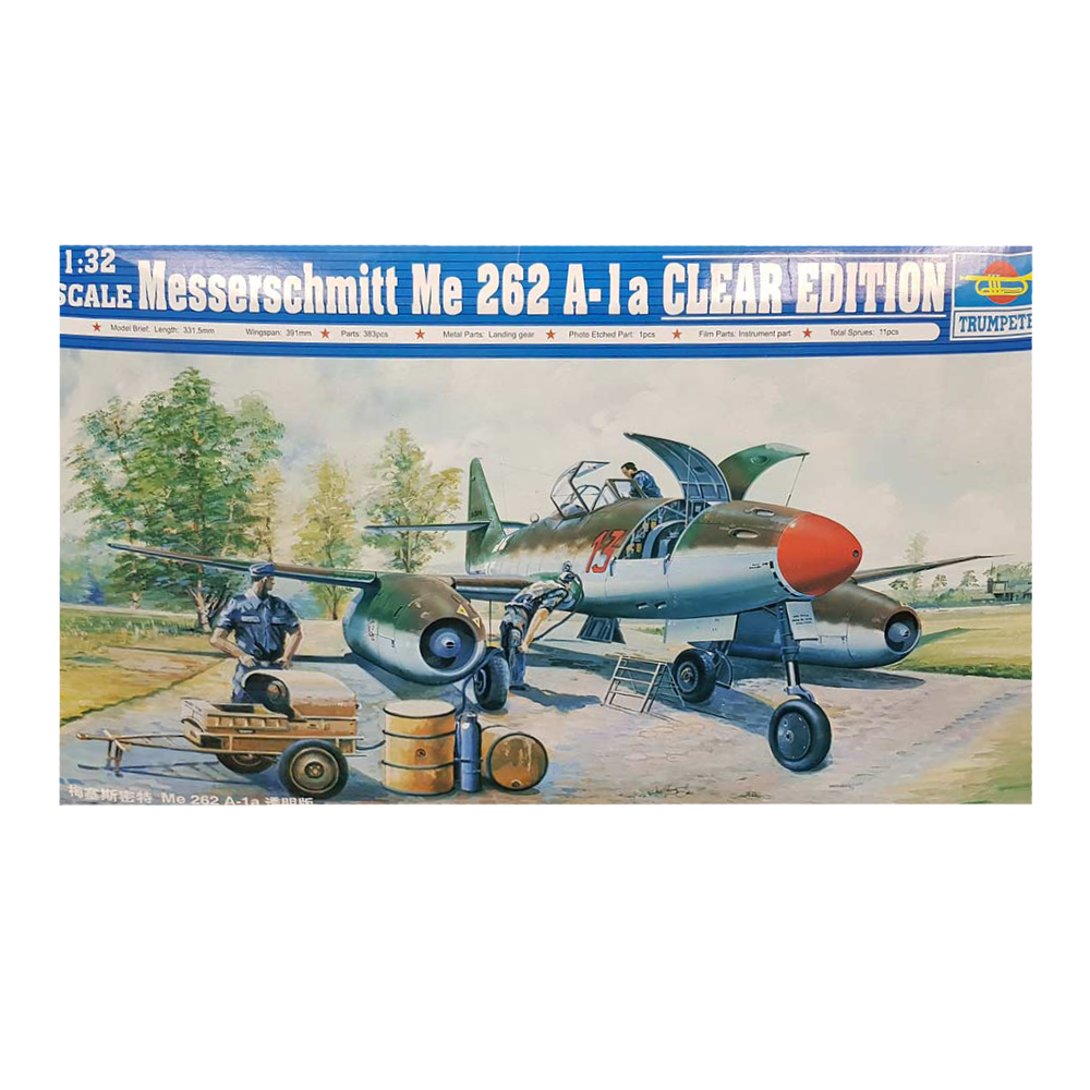 Messerschmitt ME 262 A-1a Clear edition 1:32 - Trumpeter